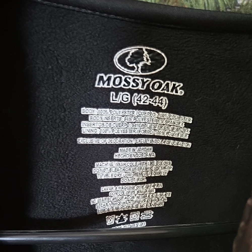 Mossy Oak Men's Forest Camo Performance Jacket - Picture 2 of 3